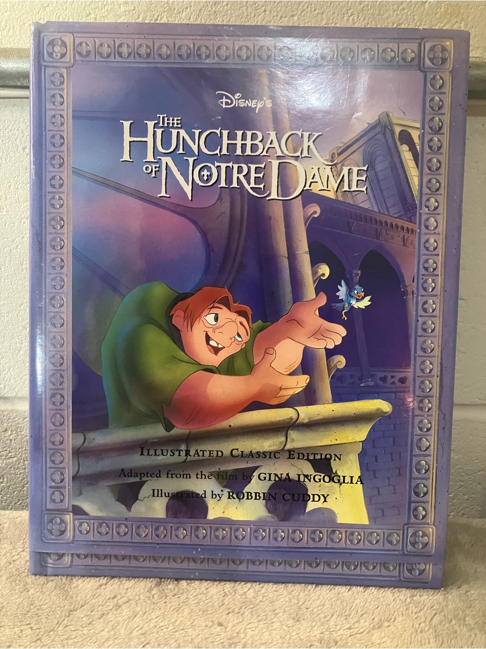 Disney The Hunchback of Notre Dame Purple Illustrated Classic Edition